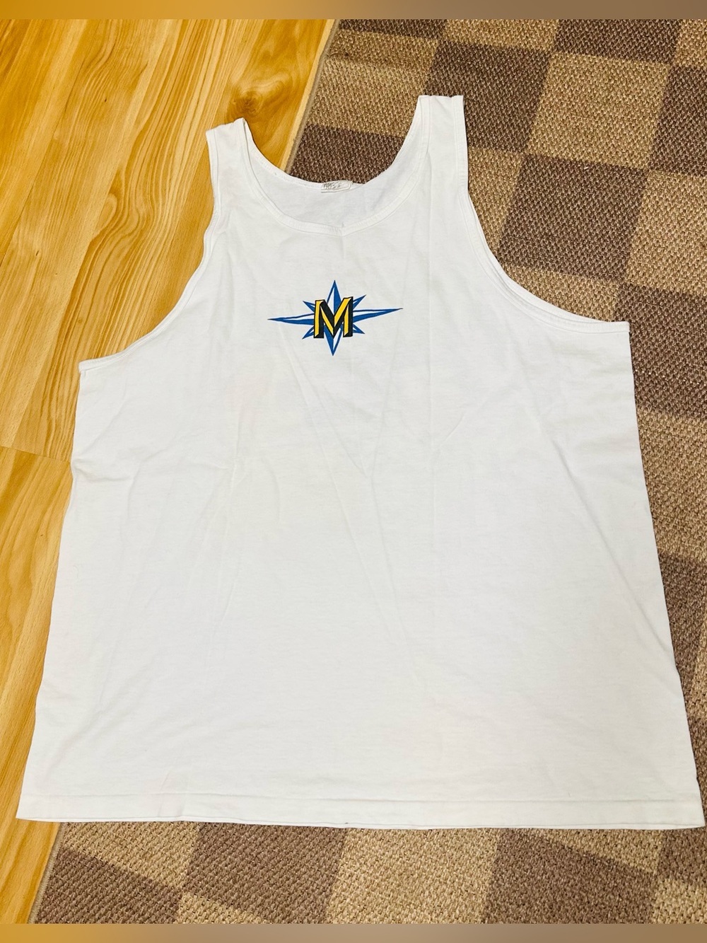 MOSSIMO OG Vintage 1990s A Global Thing Flag Cotton Tank Top Size L